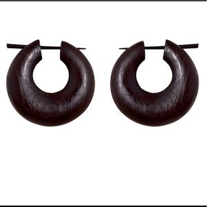 Beautiful & rustic, wooden, hand carved earrings!